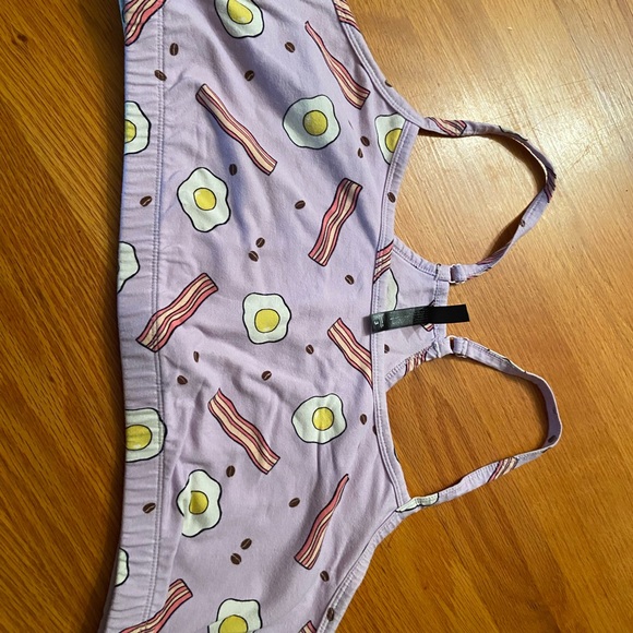 Torrid Lavender Breakfast Print Bralette - Picture 1 of 3